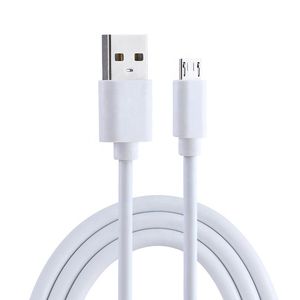 Cable Tipo-Micro-Android a USB 2A 1m-Carga Rápida-Blanco
