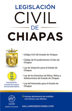 Legislación civil de Chiapas 2022