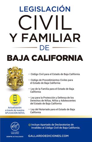Legislación civil y familiar de Baja California 2022