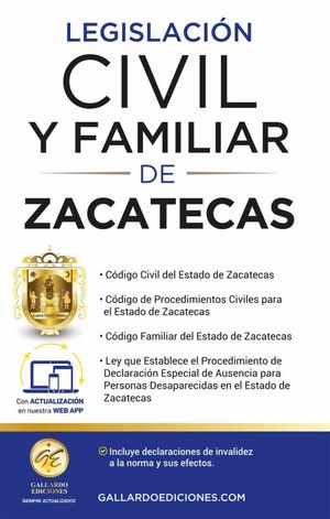 Legislación civil de Zacatecas 2023