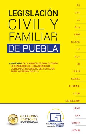 Legislación civil y familiar de Puebla 2023