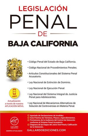 Legislación penal de Baja California 2023