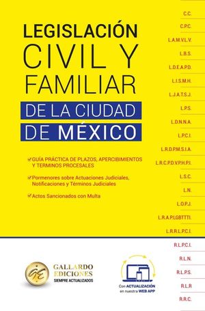 Legislación civil y familiar de la Ciudad de México 2023