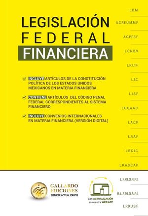 Legislación federal financiera especializada 2024