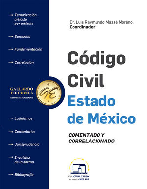 Código Civil del Estado de México. Comentado 2023
