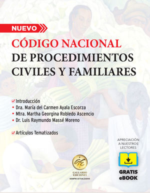 Código Nacional de Procedimientos Civiles y familiares 2023 (Bolsillo)