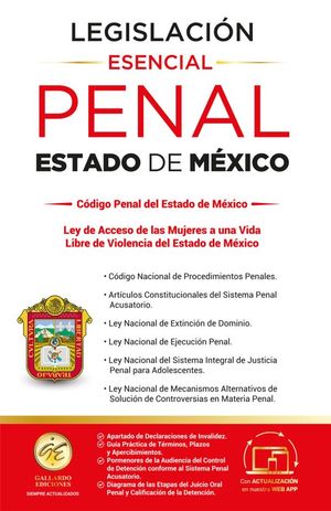 Legislación penal Estado de México esencial 2024