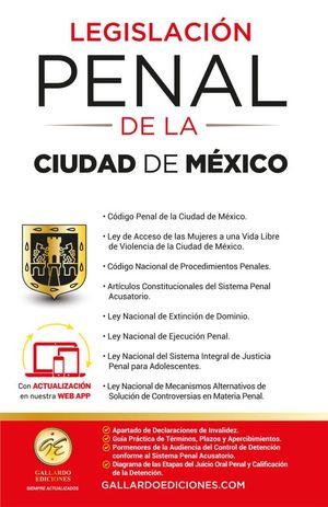 Legislación penal Ciudad de México esencial 2024