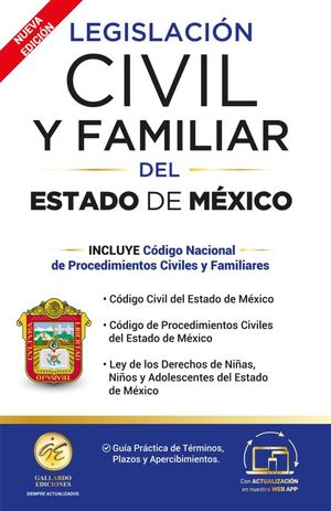 Legislación civil y familiar Estado de México esencial 2024