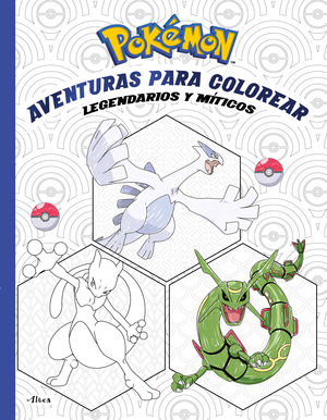 Pokémon aventuras para colorear. Legendarios y singulares