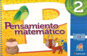 PAQ. PENSAMIENTO MATEMATICO 2. PREESCOLAR HORIZONTES (LIBRO + CD)