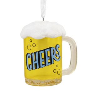 Holiday Cheers Beer Mug Hallmark Ornament