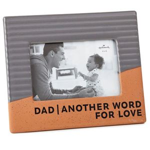 Dad Is Another Word for Love Ceramic Picture Frame