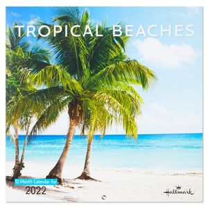 Calendario de pared Tropical Beaches 12 - Month 2022