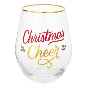 Copa de vino sin tallo Christmas Cheer (16 oz.)