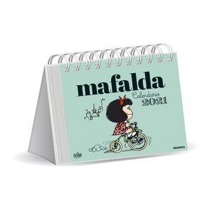 Calendario de Escritorio 2021 Mafalda (color verde)