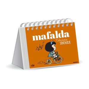Calendario de Escritorio 2021 Mafalda (color anaranjado)