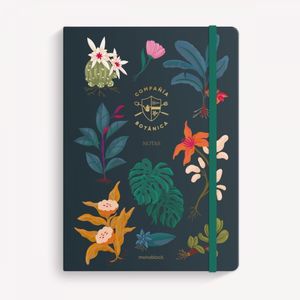 Cuaderno cosido Compañia Botánica Noche
