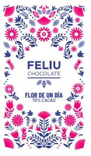 Chocolate Oscuro Flor de Día (70% Cacao)