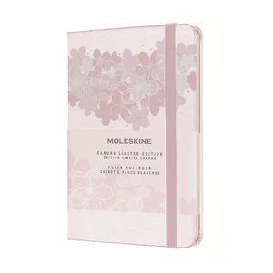 Libreta Sakura de bolsillo / rosa claro / hoja blanca / pd.