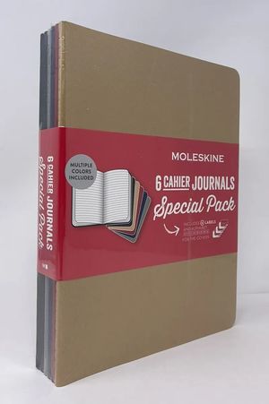 Moleskine Cahier Journals 6 Pack Black XL