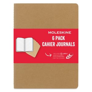 Moleskine Cahier Journals 6 Pack Kraft XL