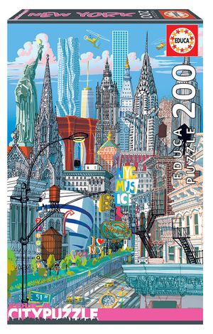 Rompecabezas Nueva York Educa City Puzzle (200 Piezas)