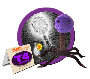 Peluche Bacteriófago T4 Virus Giant Microbes