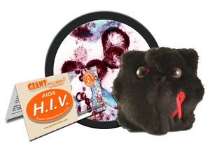 Peluche VIH / SIDA Virus Giant Microbes