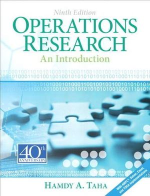 OPERATIONS RESEARCH. AN INTRODUCTION / 9 ED. / PD.