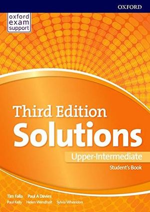 SOLUTIONS UPPER INTERMEDIATE STUDENTS BOOK & ONLINE PRACTICE PACK / 3 ED.