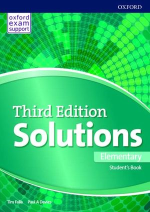 SOLUTIONS ELEMENTARY STUDENTS BOOK & ONLINE PRACTICE PACK / 3 ED.