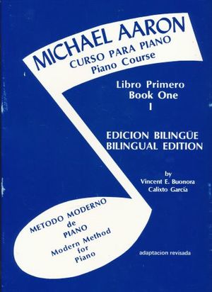 CURSO PARA PIANO LIBRO PRIMERO (EDICION BILINGUE)