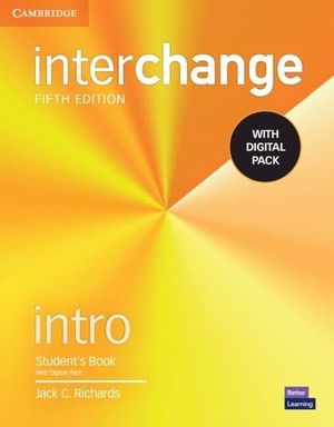 Interchange Intro Students Book with Digital Pack / 5 ed.