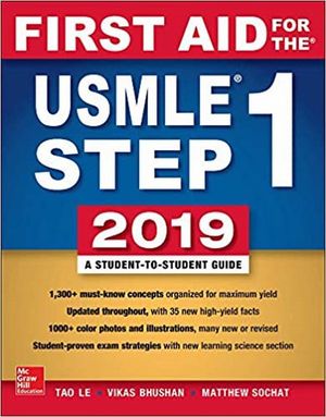 First aid for the usmle step 1 2019 / 29 ed.