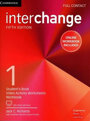 INTERCHANGE 1 STUDENTS BOOK WITH ONLINE SELF STUDY / 5 ED