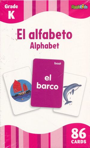 El alfabeto / Alphabet Grade K (86 Cards)