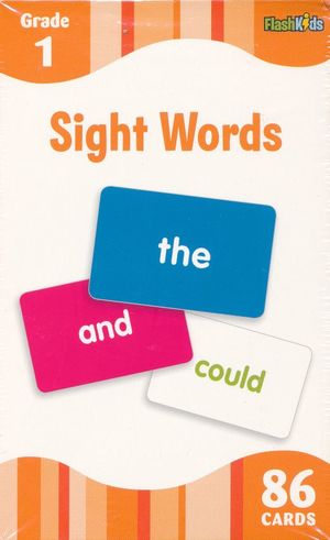 Sight Words Grade1 (86 Cards)