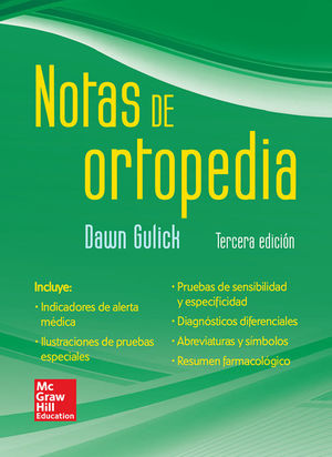 NOTAS DE ORTOPEDIA / 3 ED.