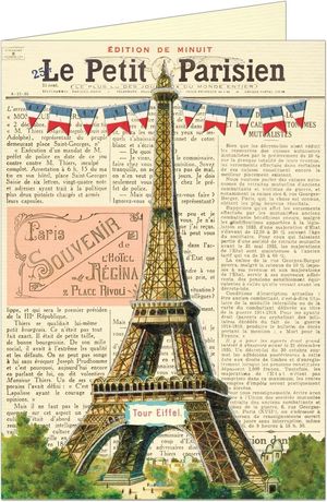 GREETING CARDS PARIS EIFFEL TOWER