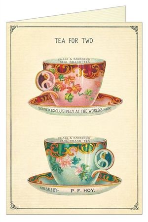 Greeting Card Tea For Two