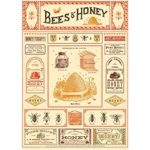 Papel decorativo Bees & Honey