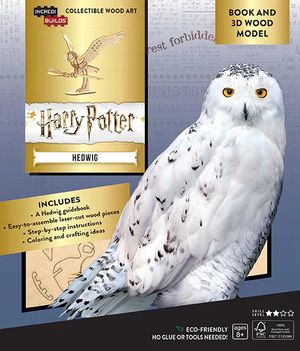 Incredi builds Hedwig Harry Potter. Book and 3D wood model