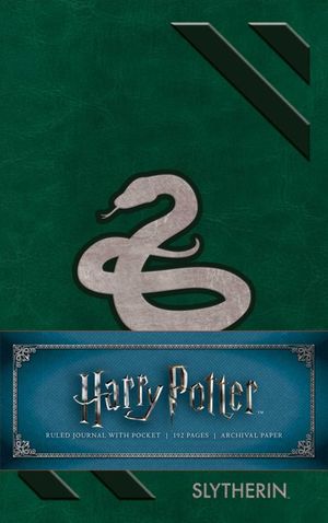 Libreta Slytherin. Harry Potter ruled journal with pocket / Pd.
