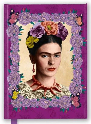 Libreta Frida Kahlo purple journal / Pd.