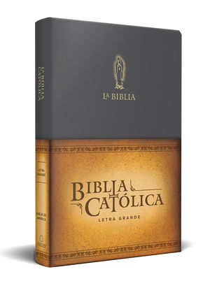 La Biblia Católica. Edición letra grande simil piel color negro