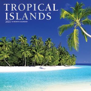 Calendario Tropical islands 2021 Square Plato