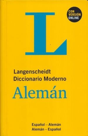 LANGENSCHEIDT DICCIONARIO MODERNO ALEMAN. ESPAÑOL - ALEMAN / ALEMAN - ESPAÑOL