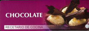 CHOCOLATE. RECETARIO DE COCINA