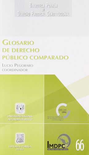 GLOSARIO DE DERECHO PUBLICO COMPARADO